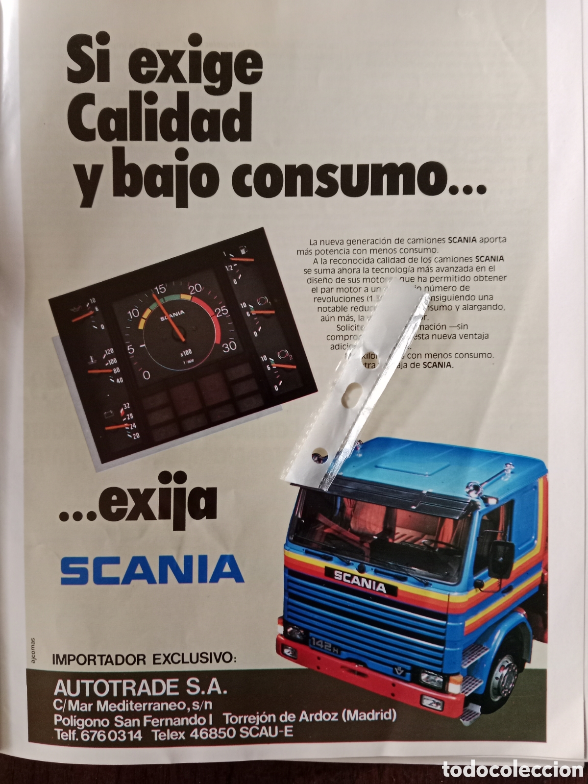 Paper Collecting Others: Publicidad cami&oacute;n Scania de 1982