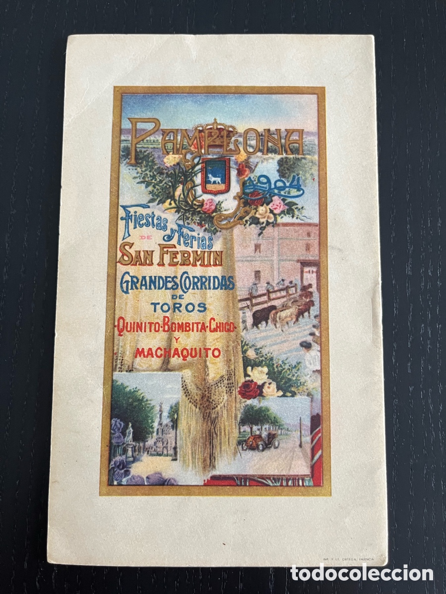 Otros art&iacute;culos de coleccionismo en papel: Programa San Fermin 1954 - Foto 2
