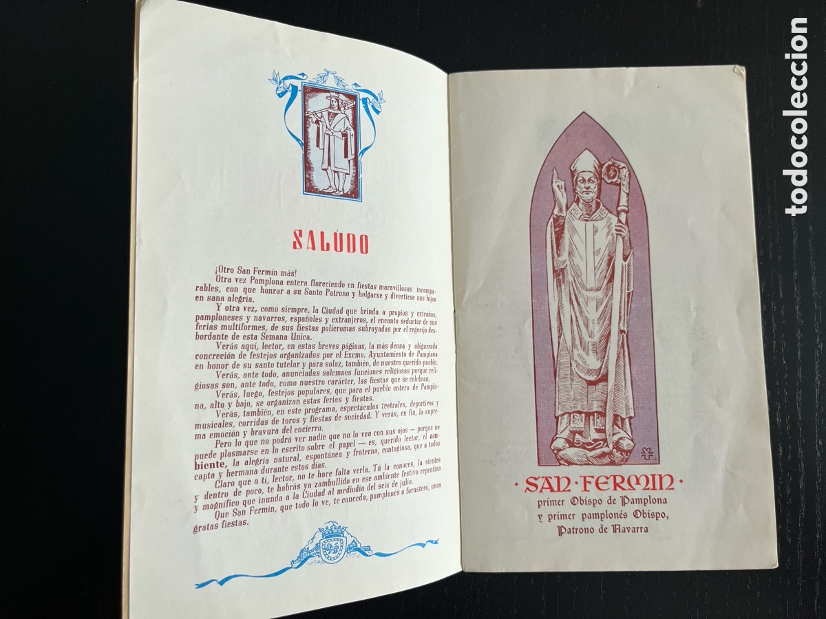 Otros art&iacute;culos de coleccionismo en papel: Programa San Fermin 1954 - Foto 4