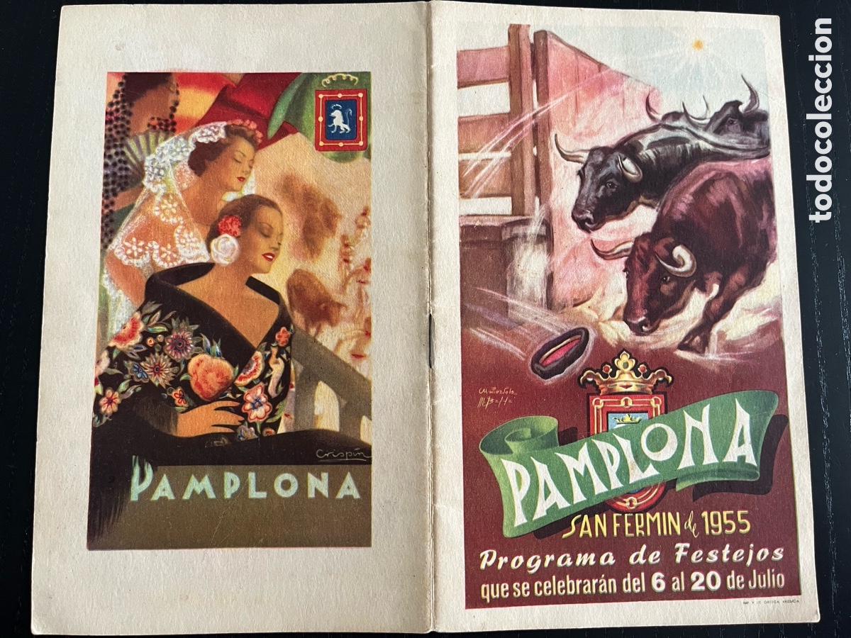 Otros art&iacute;culos de coleccionismo en papel: Programa San Fermin 1955 - Foto 13