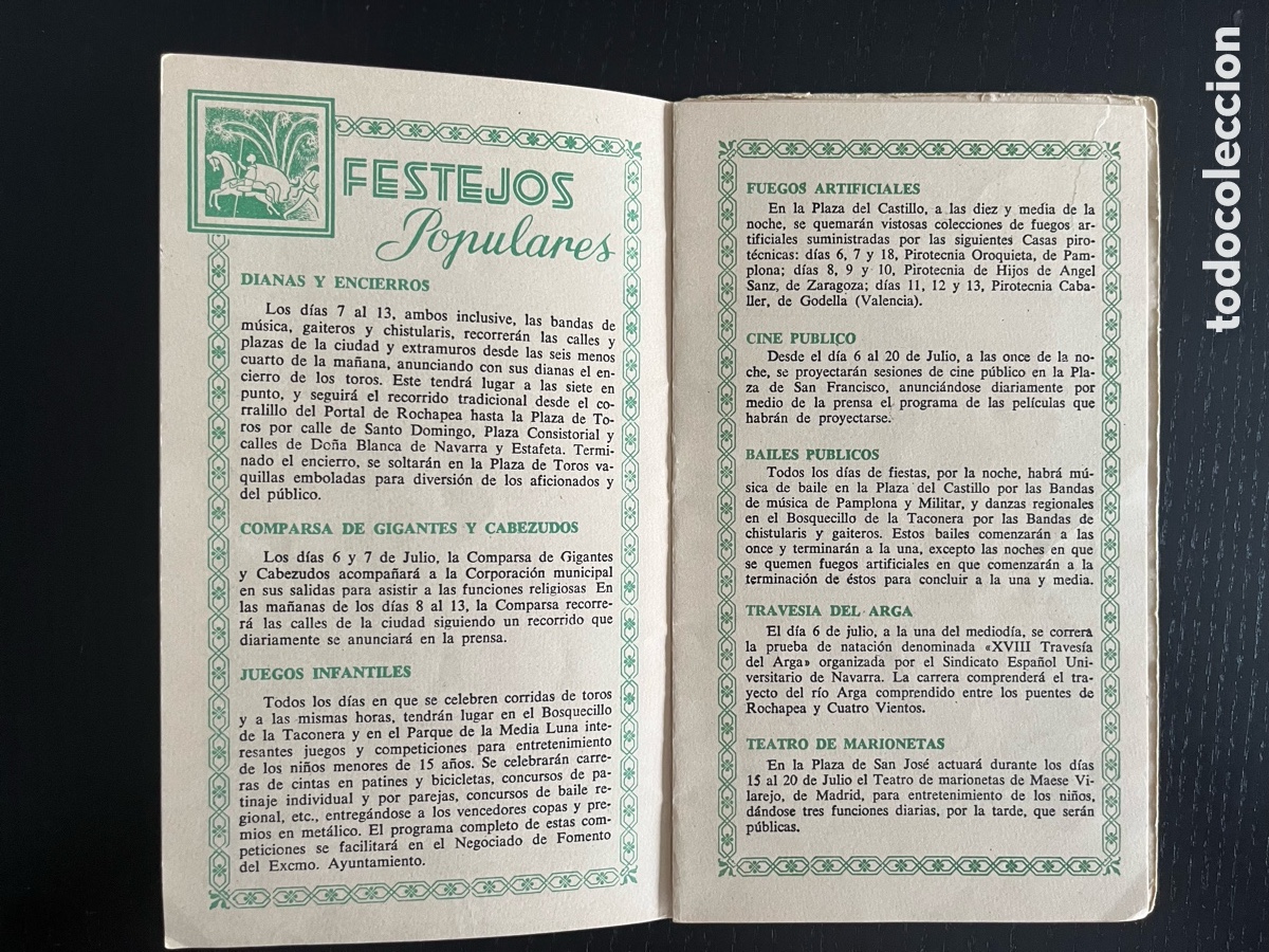Otros art&iacute;culos de coleccionismo en papel: Programa San Ferm&iacute;n 1958 - Foto 7
