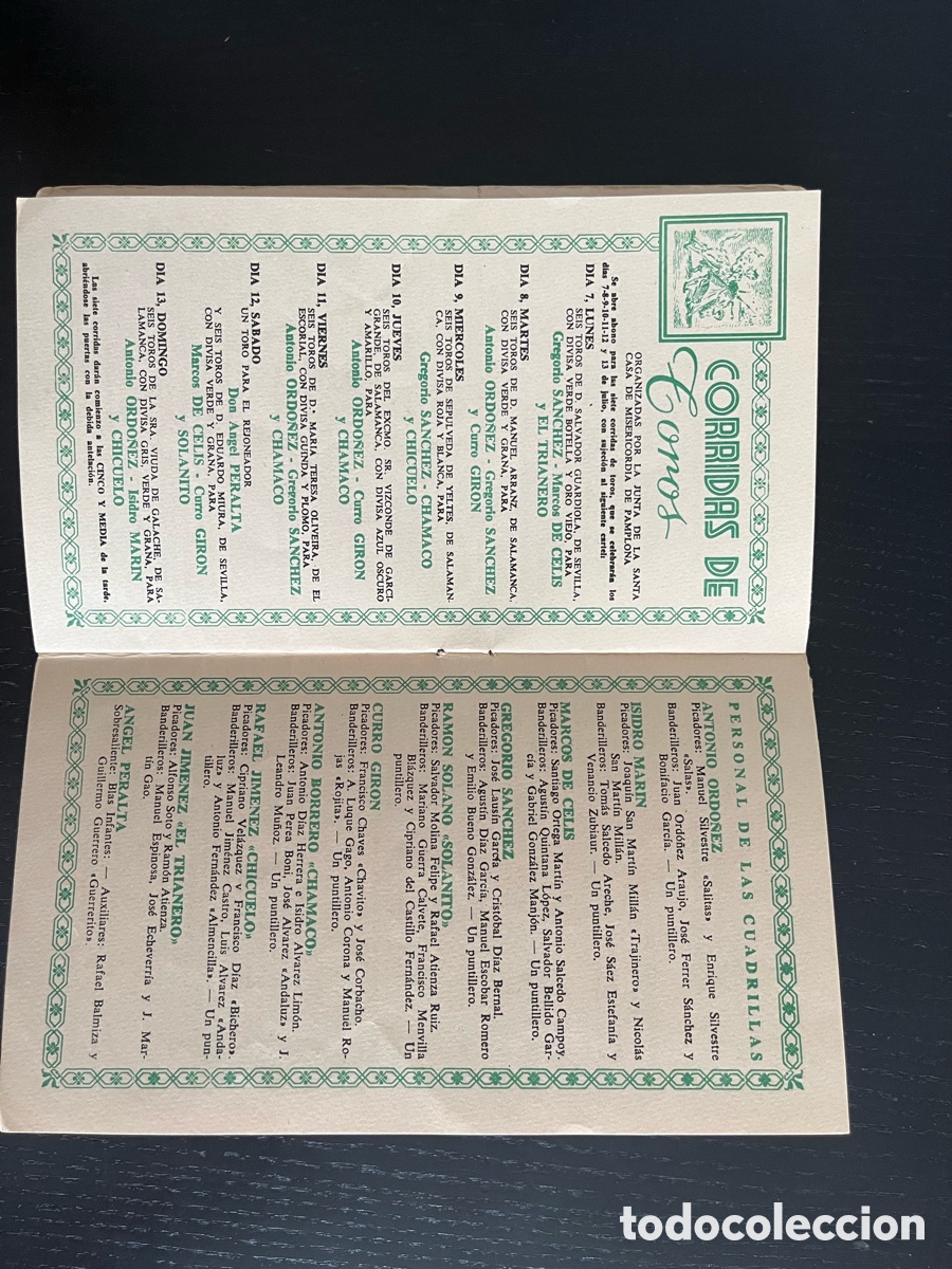 Otros art&iacute;culos de coleccionismo en papel: Programa San Ferm&iacute;n 1958 - Foto 10