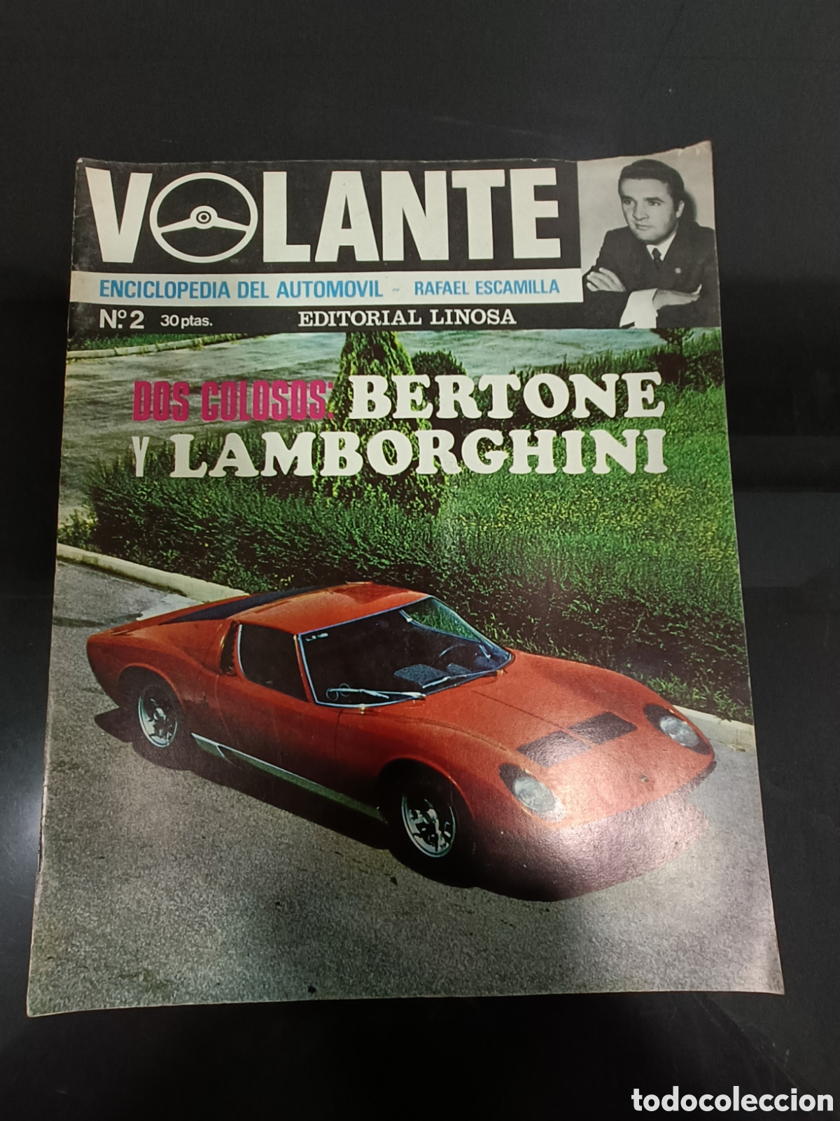 Otros Art&iacute;culos de Coleccionismo en Papel: 1969 REVISTA VOLANTE 2 Historia Mercedes Benz - Prueba Renault 6 - Lamborghini Miura
