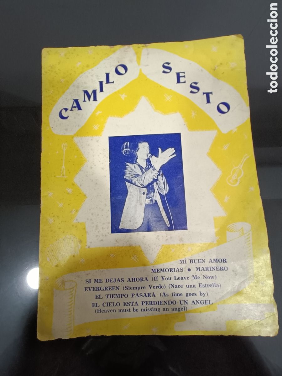 Otros Art&iacute;culos de Coleccionismo en Papel: 1977 Cancionero Camilo Sesto Ediciones Marazul