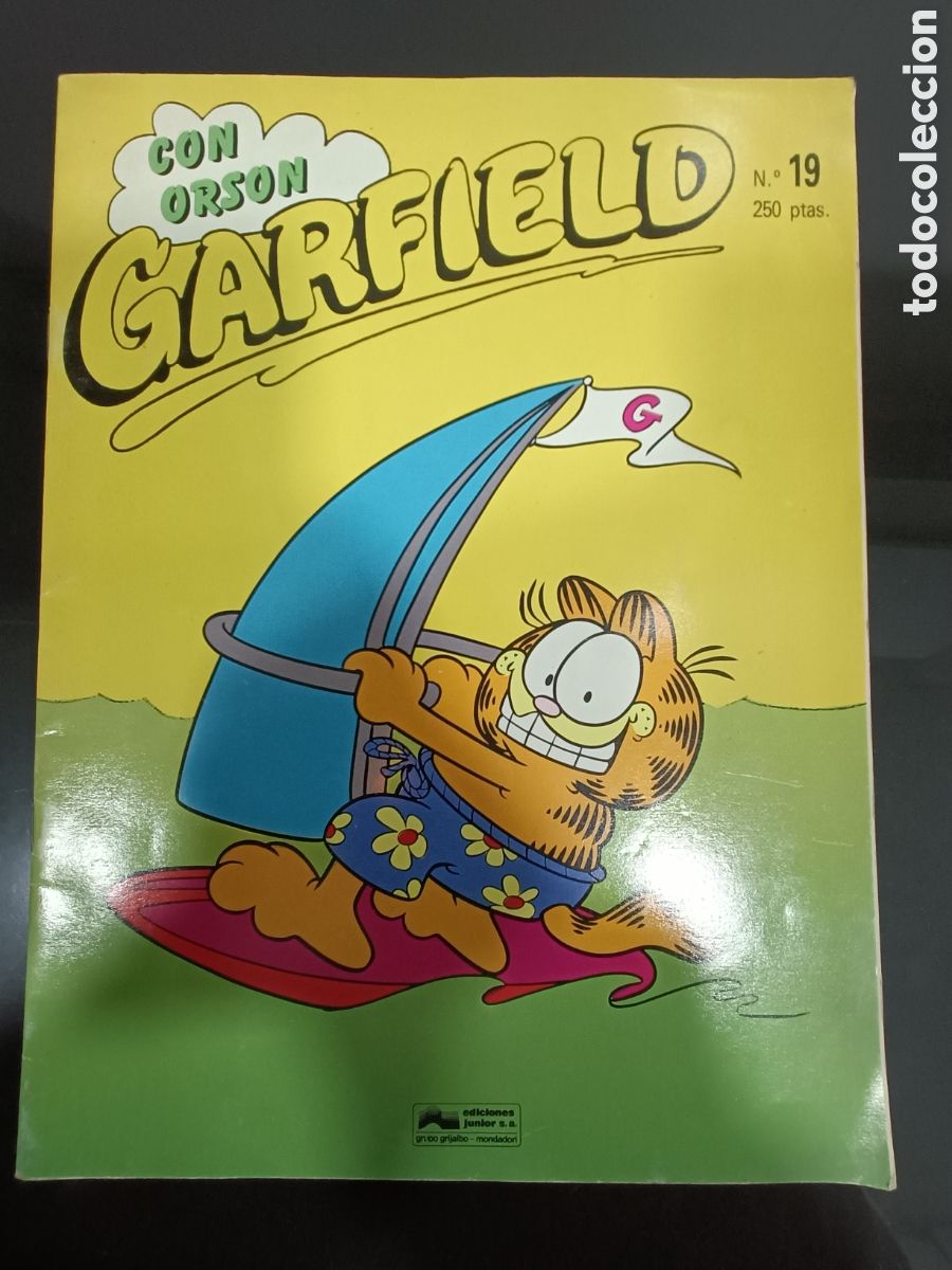 Otros Art&iacute;culos de Coleccionismo en Papel: 1991 GARFIELD - N&ordm; 19 - CON ORSON - EDICIONES JUNIOR - CONSERVA EL P&Oacute;STER