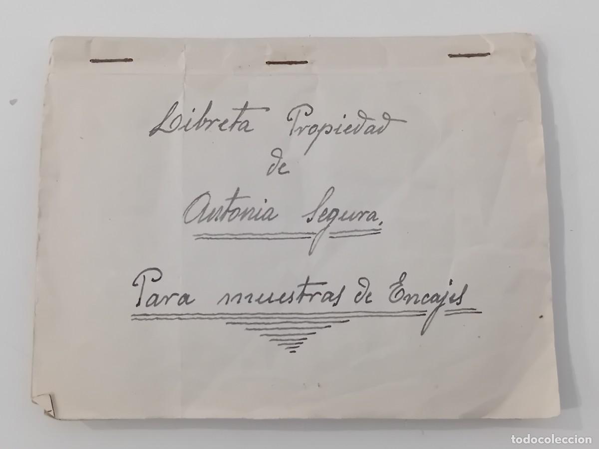 Otros Art&iacute;culos de Coleccionismo en Papel: ANTIGUA LIBRETA ARTESANAL CON 48 MUESTRAS DE ENCAJES