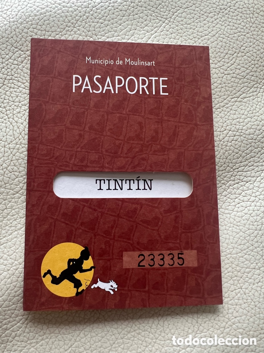 Otros Art&iacute;culos de Coleccionismo en Papel: Pasaporte TINTIN 23335