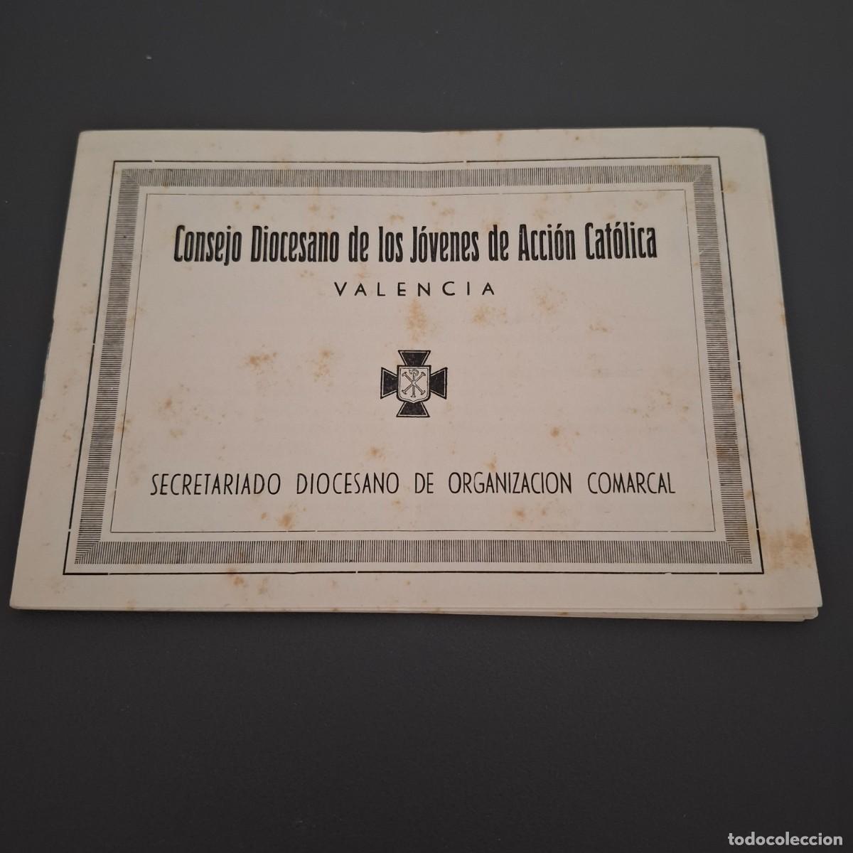 Otros Art&iacute;culos de Coleccionismo en Papel: Conejo diocesano de los j&oacute;venes de acci&oacute;n cat&oacute;lica - Valencia - 1951 - a&ntilde;o jubilar