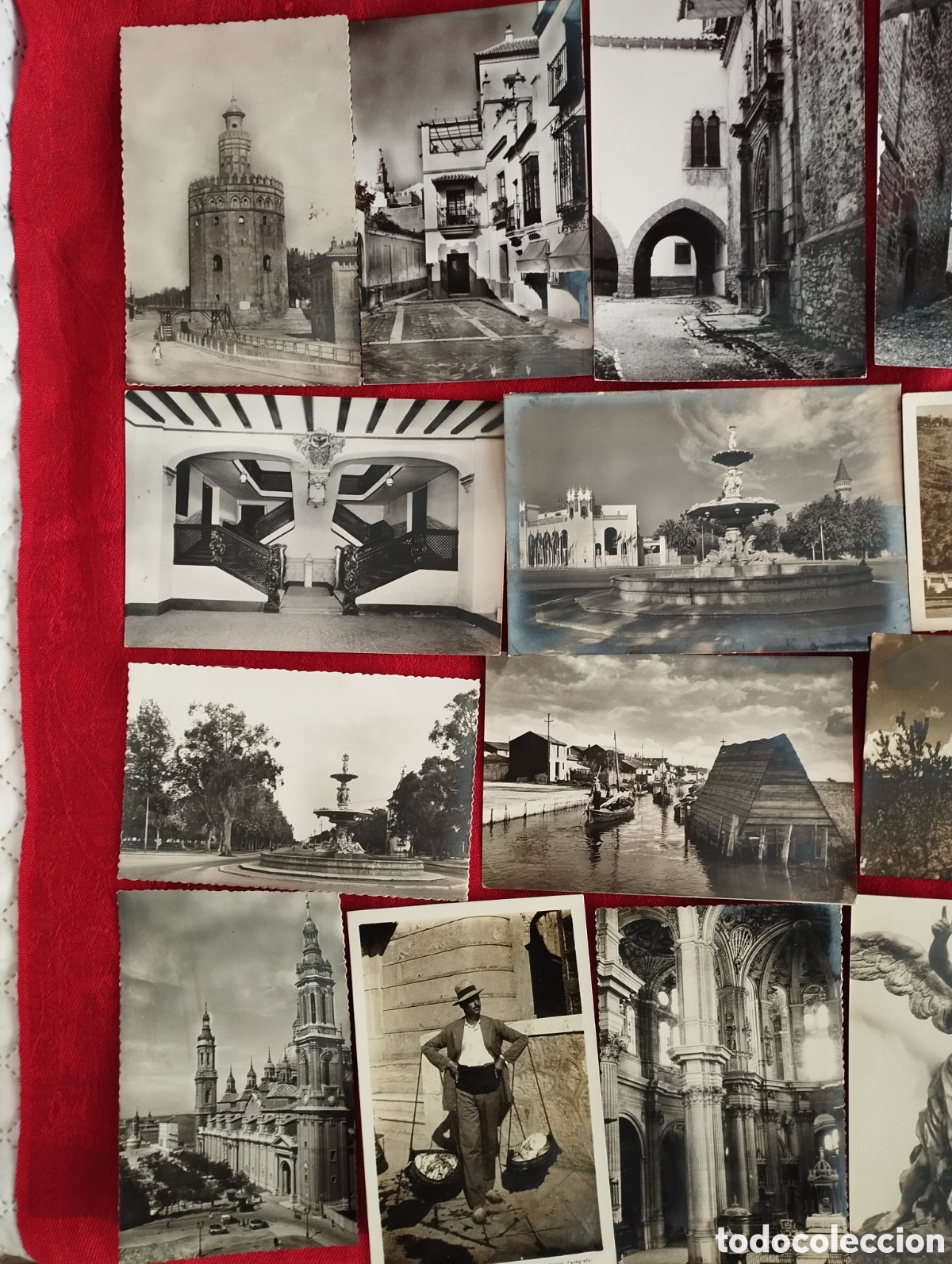 Otros art&iacute;culos de coleccionismo en papel: Lote Antiguas Postales. - Foto 3
