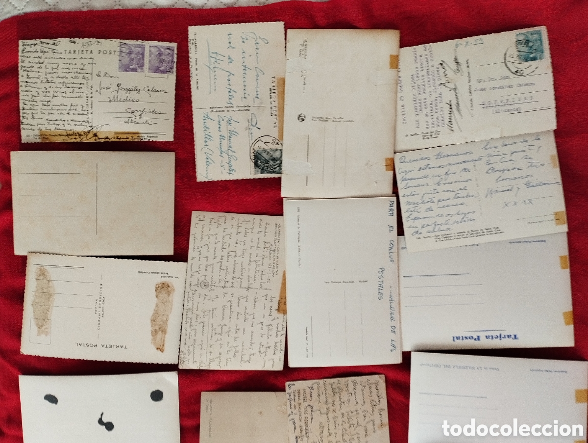 Otros art&iacute;culos de coleccionismo en papel: Lote Antiguas Postales. - Foto 7