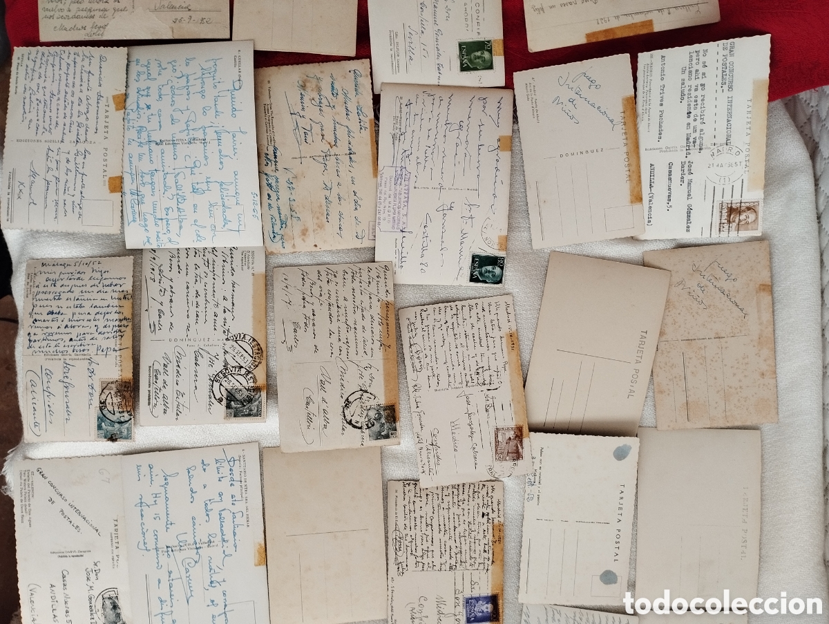 Otros art&iacute;culos de coleccionismo en papel: Lote Antiguas Postales. - Foto 9