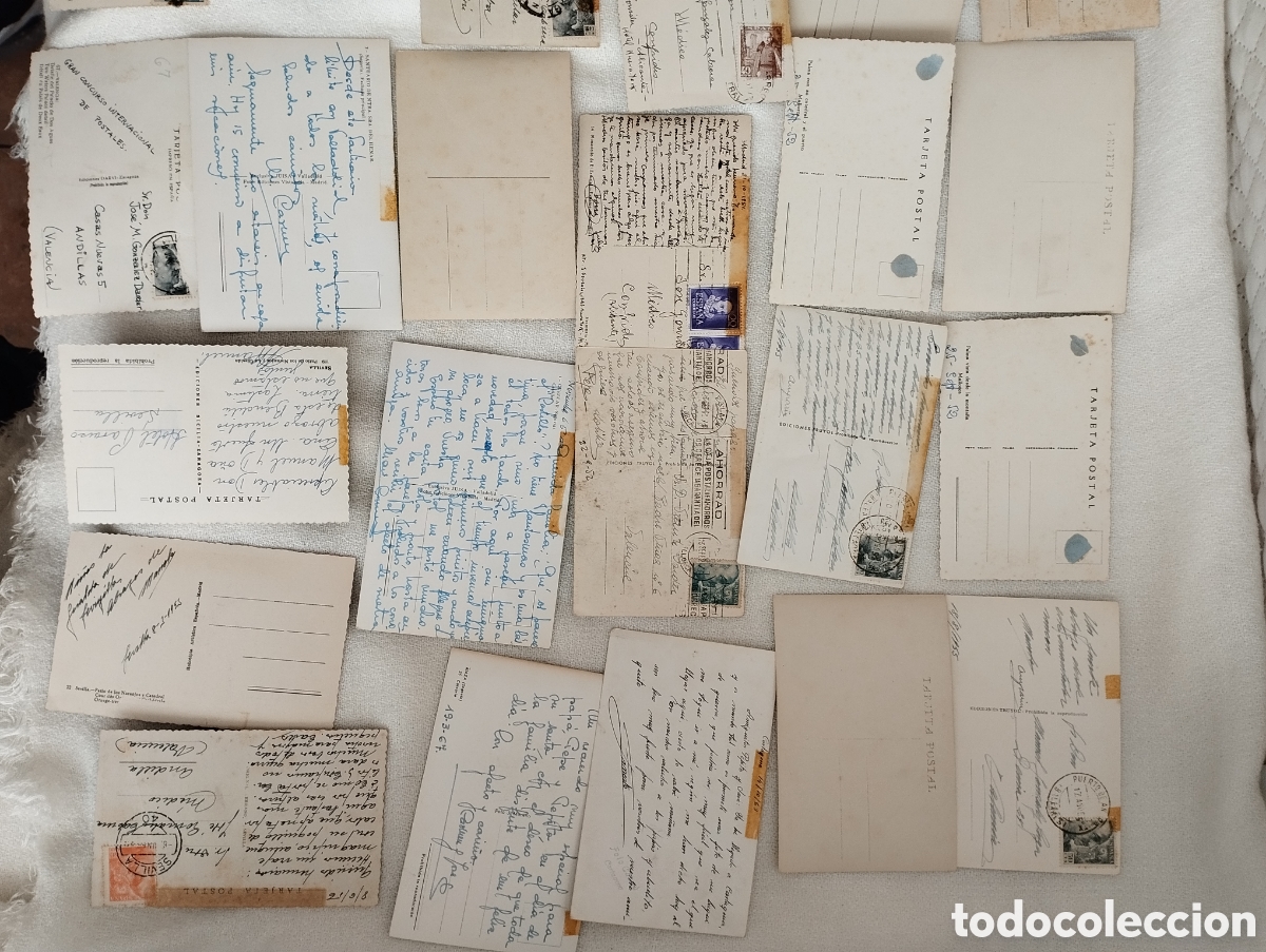 Otros art&iacute;culos de coleccionismo en papel: Lote Antiguas Postales. - Foto 10