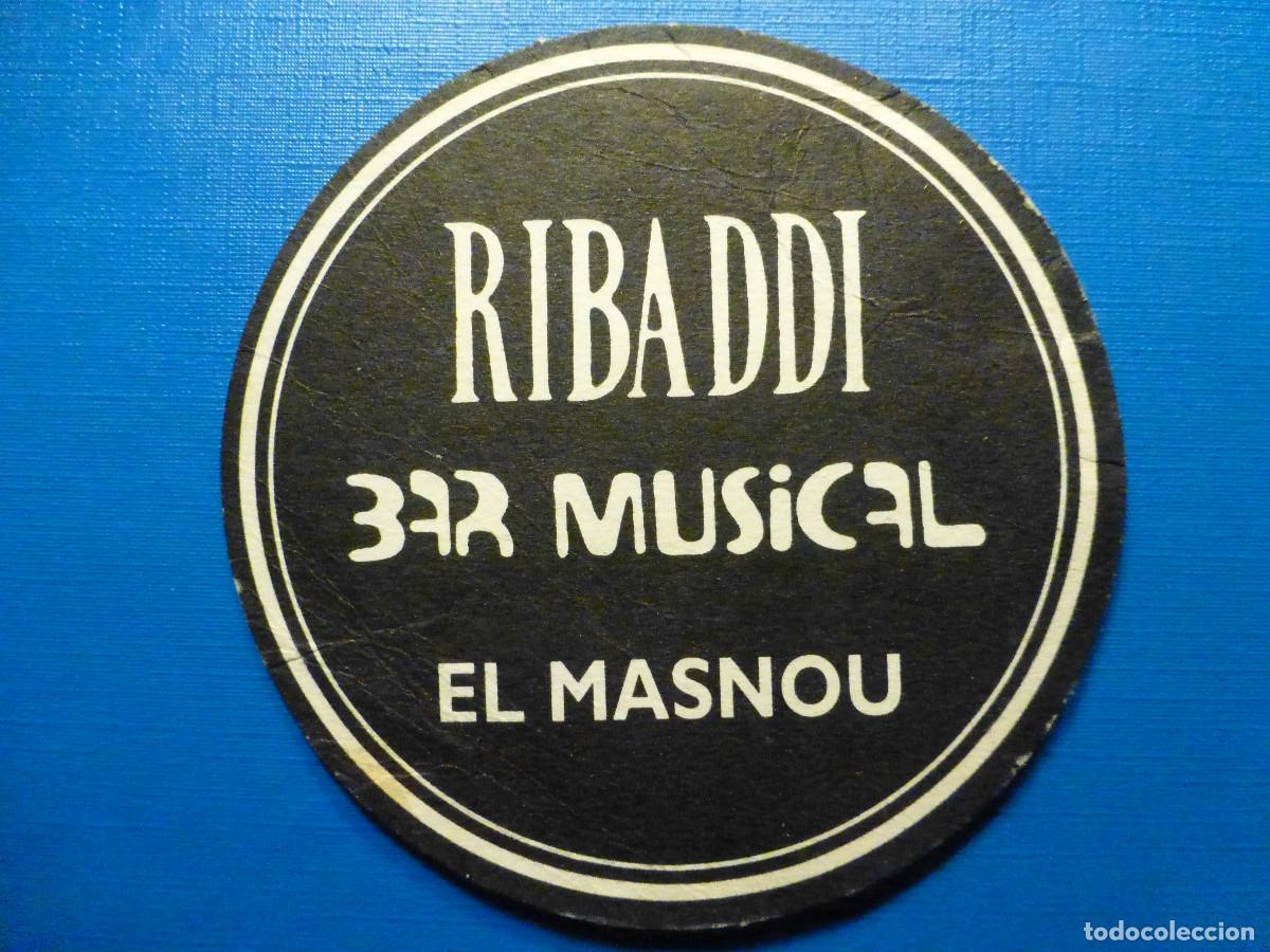 Outros artigos de papel: Antiguo Posavasos Pubs y discotecas - Ribaddi - Bar Musical - El Masnou