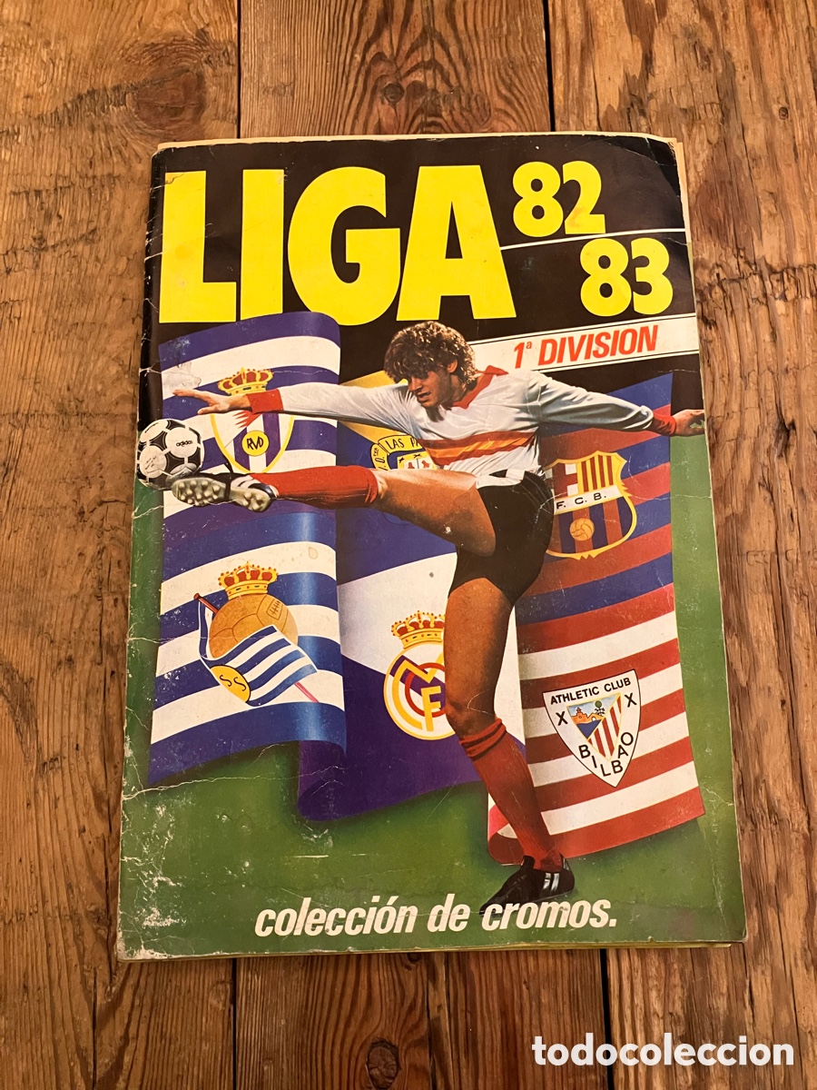 Otros art&iacute;culos de coleccionismo en papel: Album la liga 82/83 faltan 61 cromos