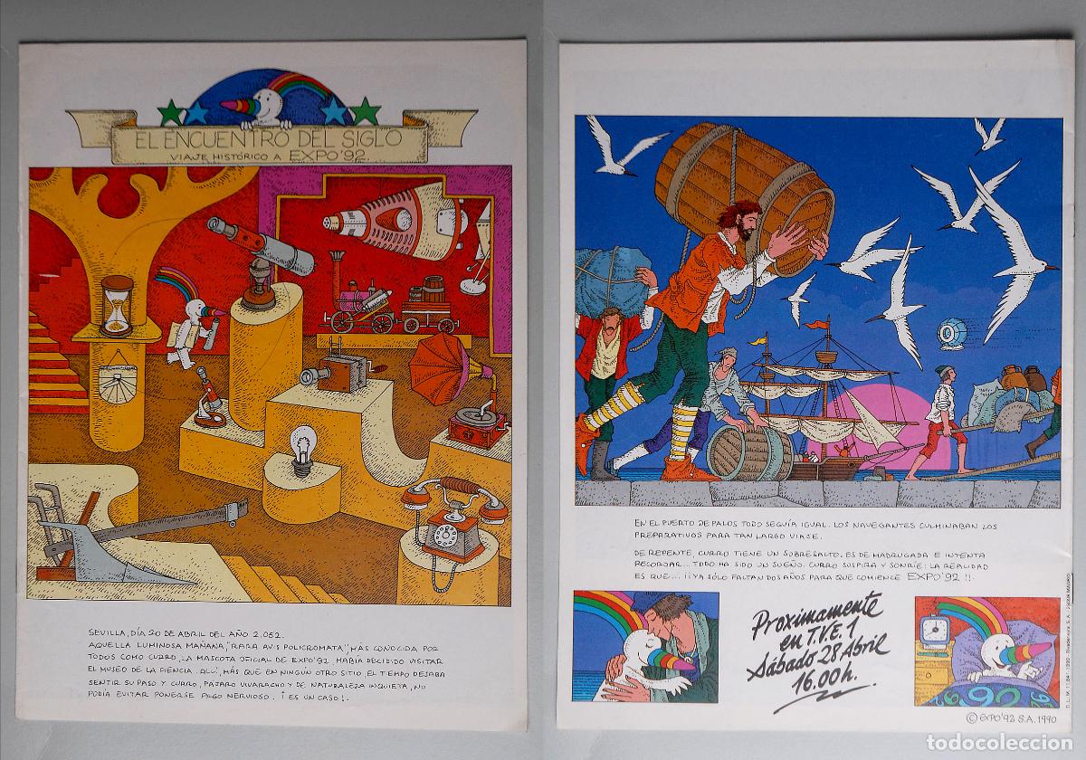 Otros art&iacute;culos de coleccionismo en papel: EL ENCUENTRO DEL SIGLO - VIAJE HIST&Oacute;RICO A EXPO &acute;92 - 1990