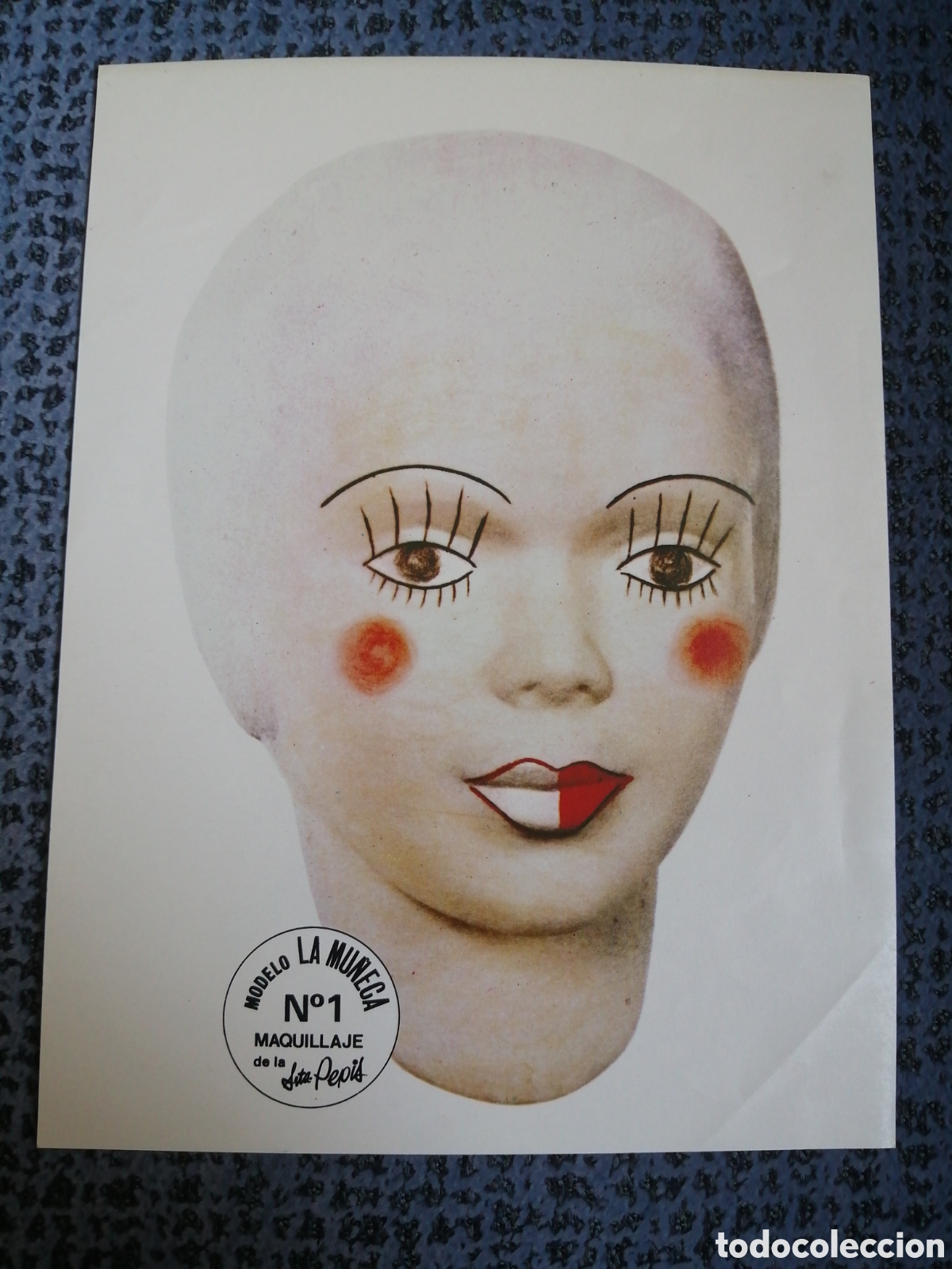 Otros Art&iacute;culos de Coleccionismo en Papel: Folleto Modelo La mu&ntilde;eca de maquillaje la srta Pepis.
