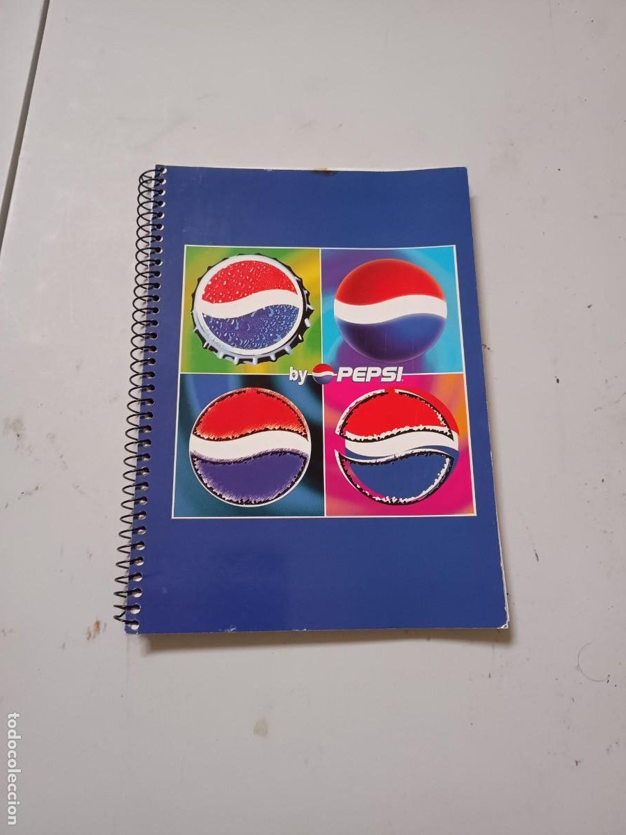 Otros art&iacute;culos de coleccionismo en papel: CUADERNO DE ESPIRAL DE PEPSI