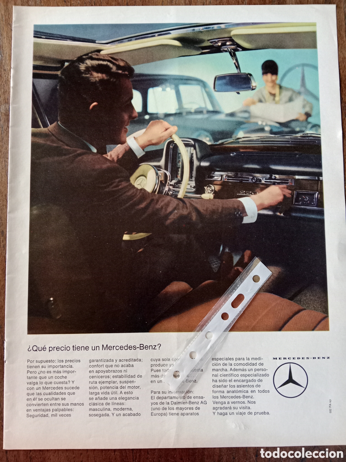 Paper Collecting Others: Publicidad autom&oacute;vil mercedes Benz de 1965
