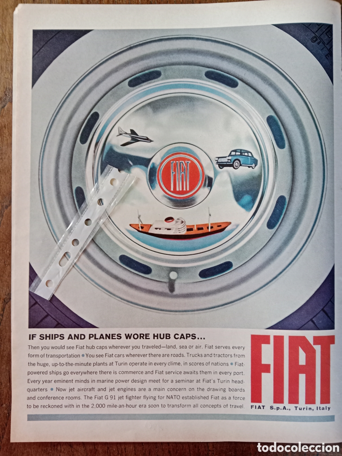 Paper Collecting Others: Publicidad autom&oacute;vil Fiat de 1963