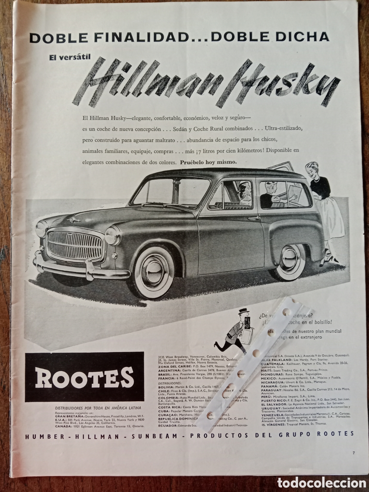 Paper Collecting Others: Publicidad autom&oacute;vil hillman de 1956