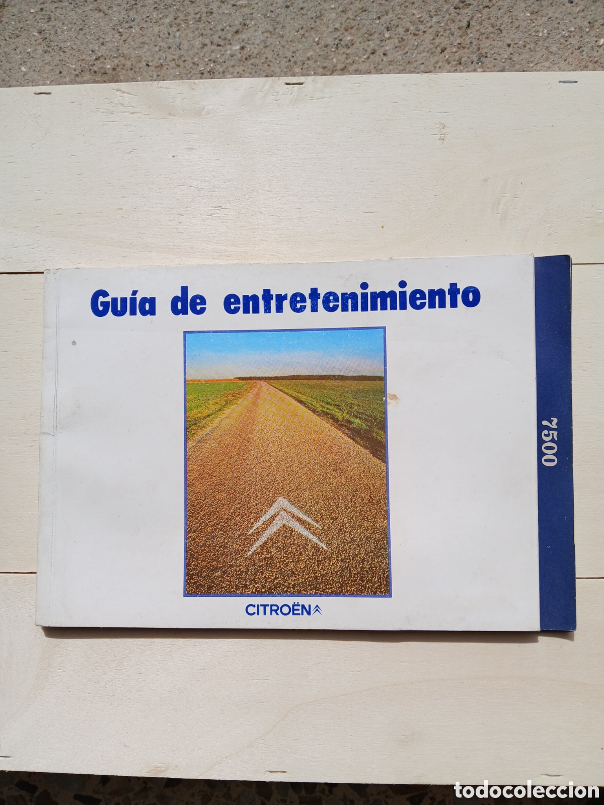 Otros Art&iacute;culos de Coleccionismo en Papel: Guia de entretenimiento Citro&euml;n 7500