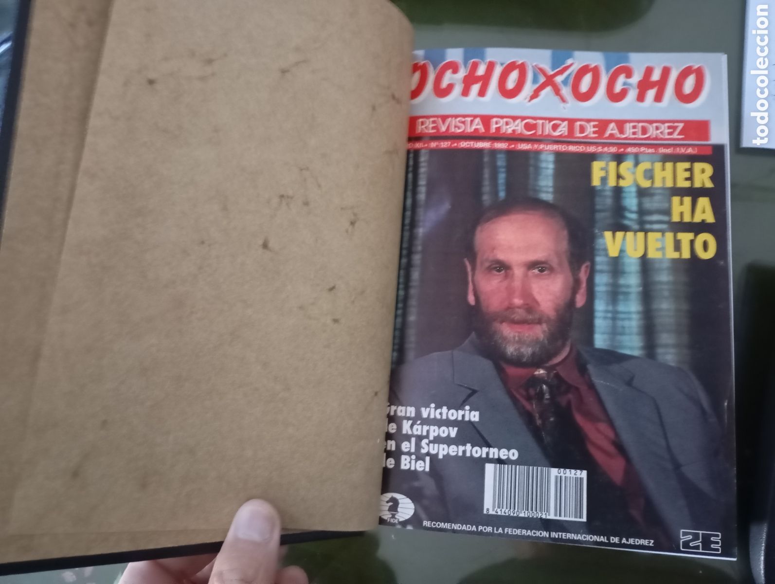 Otros Art&iacute;culos de Coleccionismo en Papel: REVISTA DE AJEDREZ OCHOXOCHO - LOTE DE 13 N&Uacute;MEROS ENCUADERNADOS