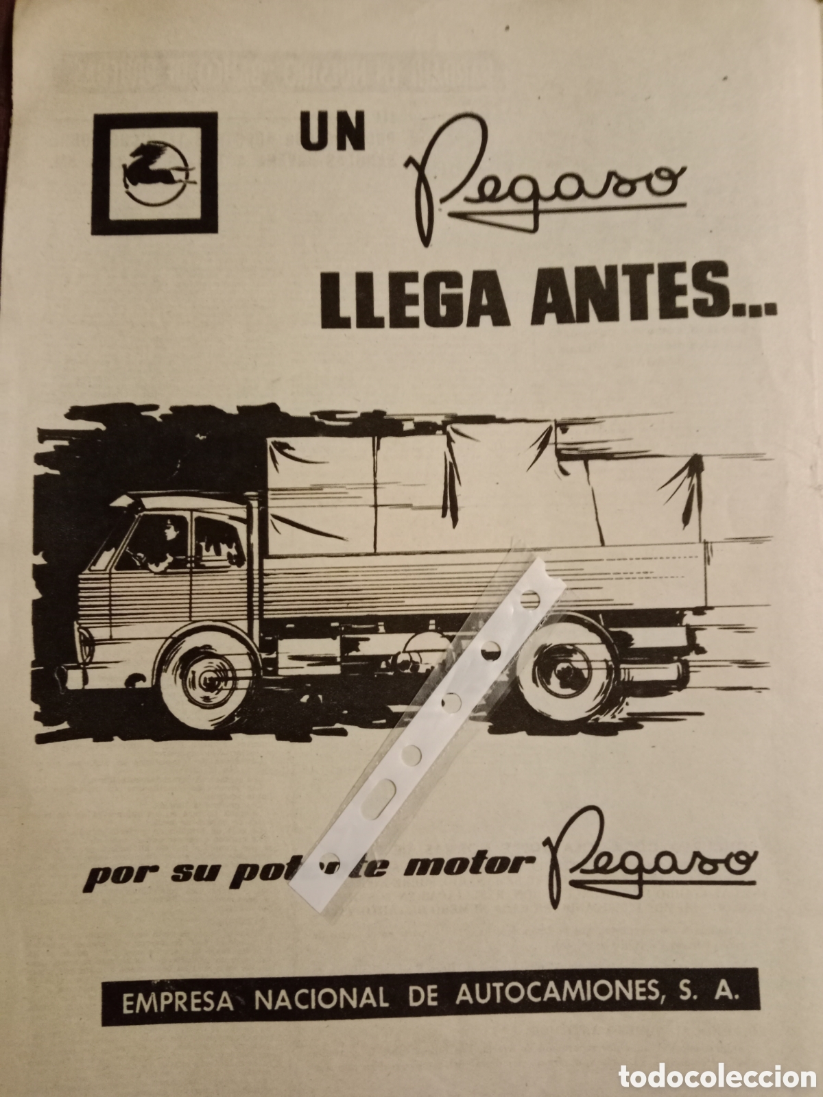 Paper Collecting Others: Publicidad cami&oacute;n Pegaso de 1962