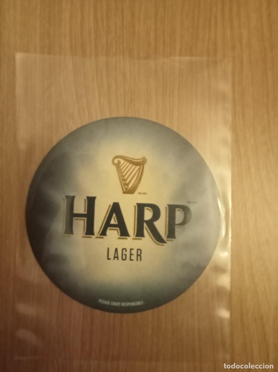Otros art&iacute;culos de coleccionismo en papel: Posavaso cerveza Harp Irlanda