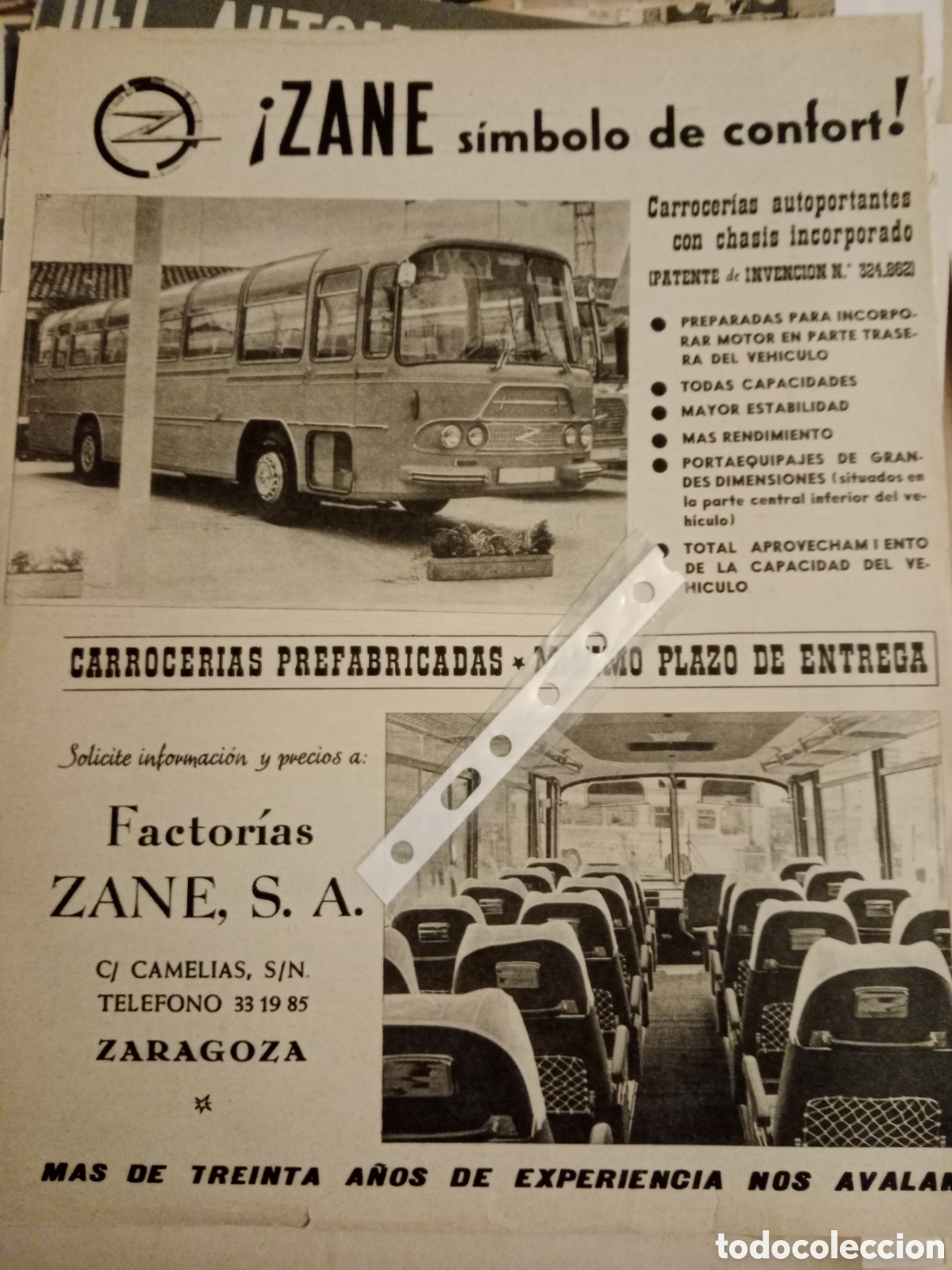 Paper Collecting Others: Publicidad carrocer&iacute;as autobus zane Zaragoza