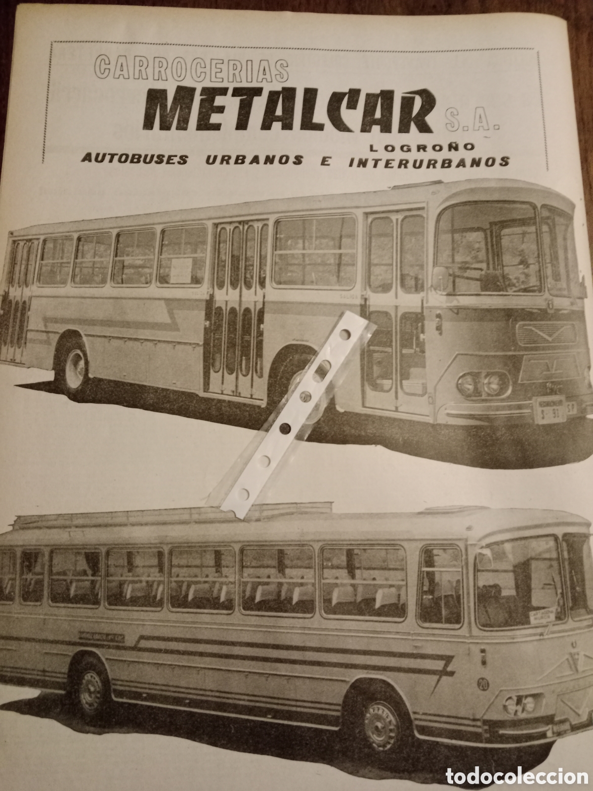 Paper Collecting Others: Publicidad autob&uacute;s carrocer&iacute;as metalcar de 1966