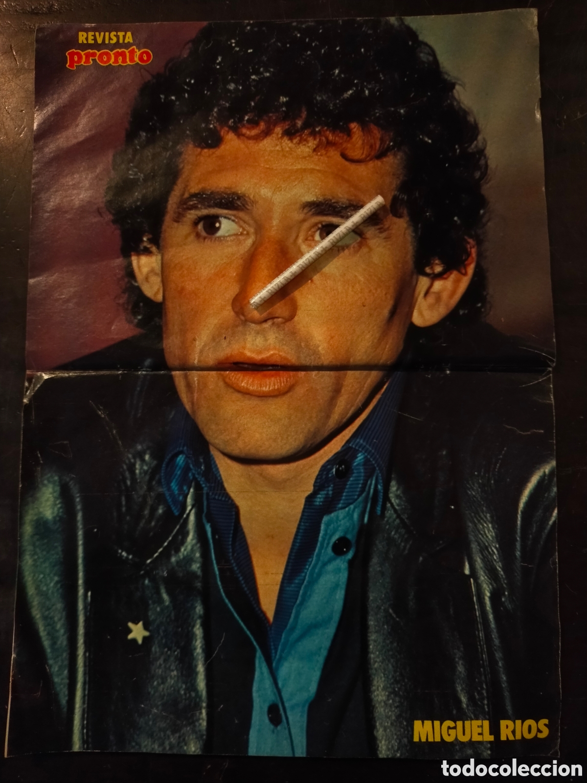 Otros Art&iacute;culos de Coleccionismo en Papel: Poster Miguel rios pop rock revista pronto