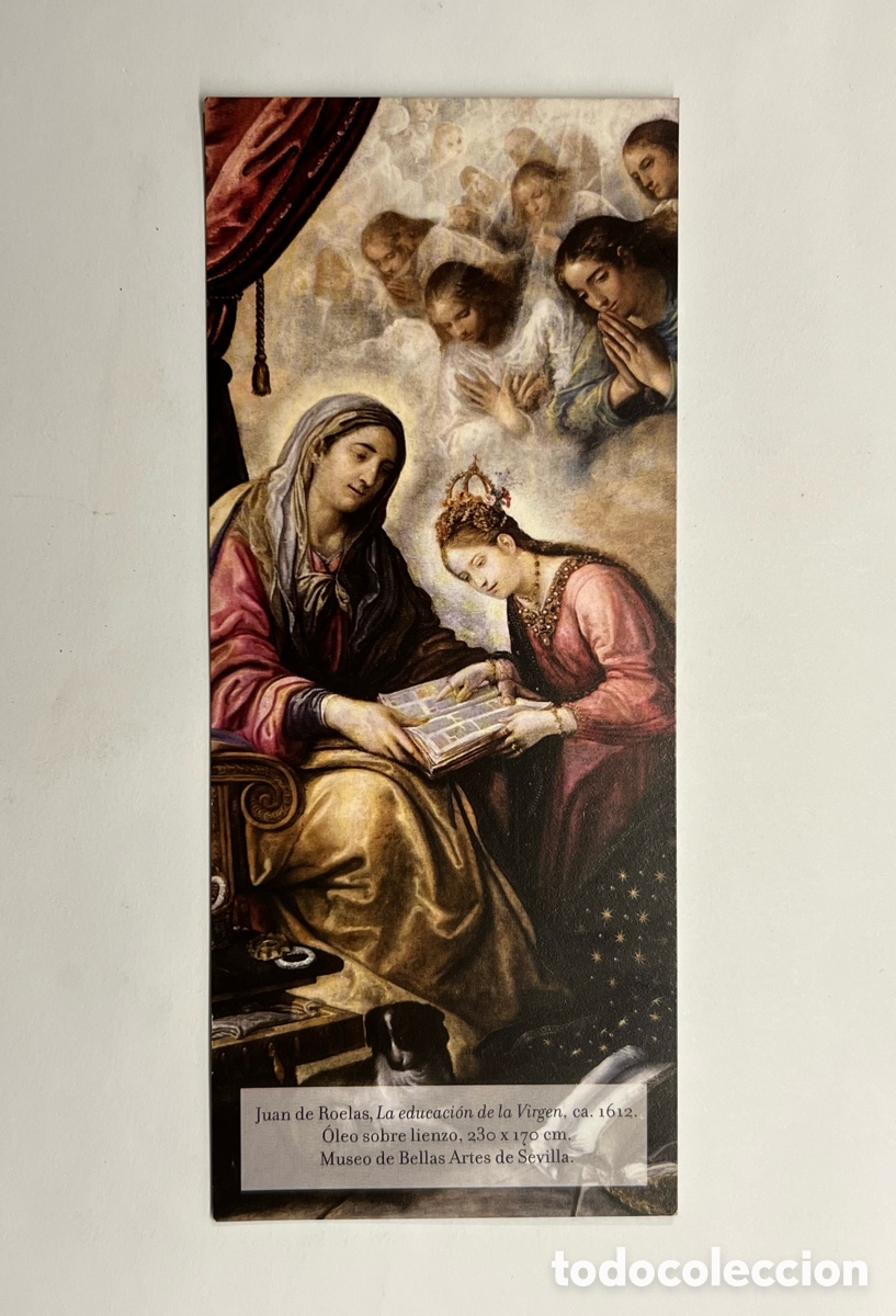 Otros Art&iacute;culos de Coleccionismo en Papel: FLYER. EL JOVEN VEL&Aacute;ZQUEZ. La educaci&oacute;n de la Virgen de Yale restaurada Espacio Santa Clara (a.2014)