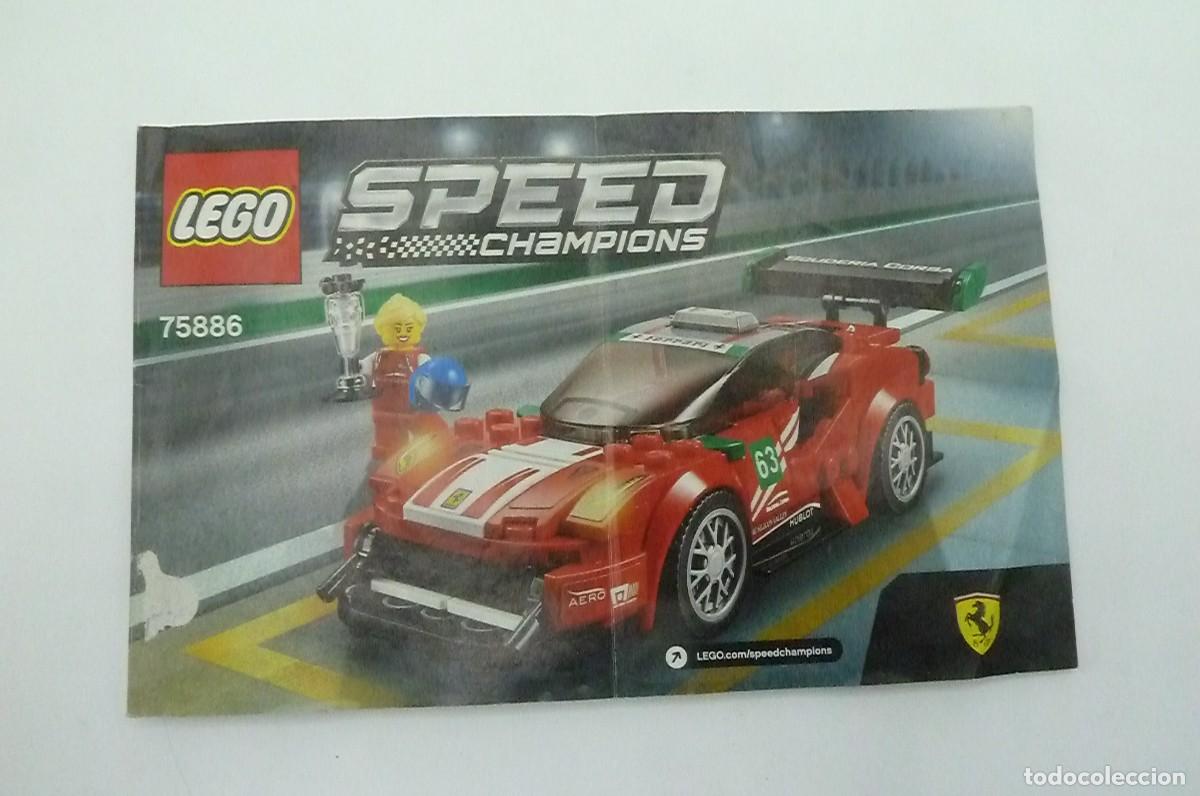 Otros Art&iacute;culos de Coleccionismo en Papel: Lego 75886 Instrucciones Ferrari. Speed Champions