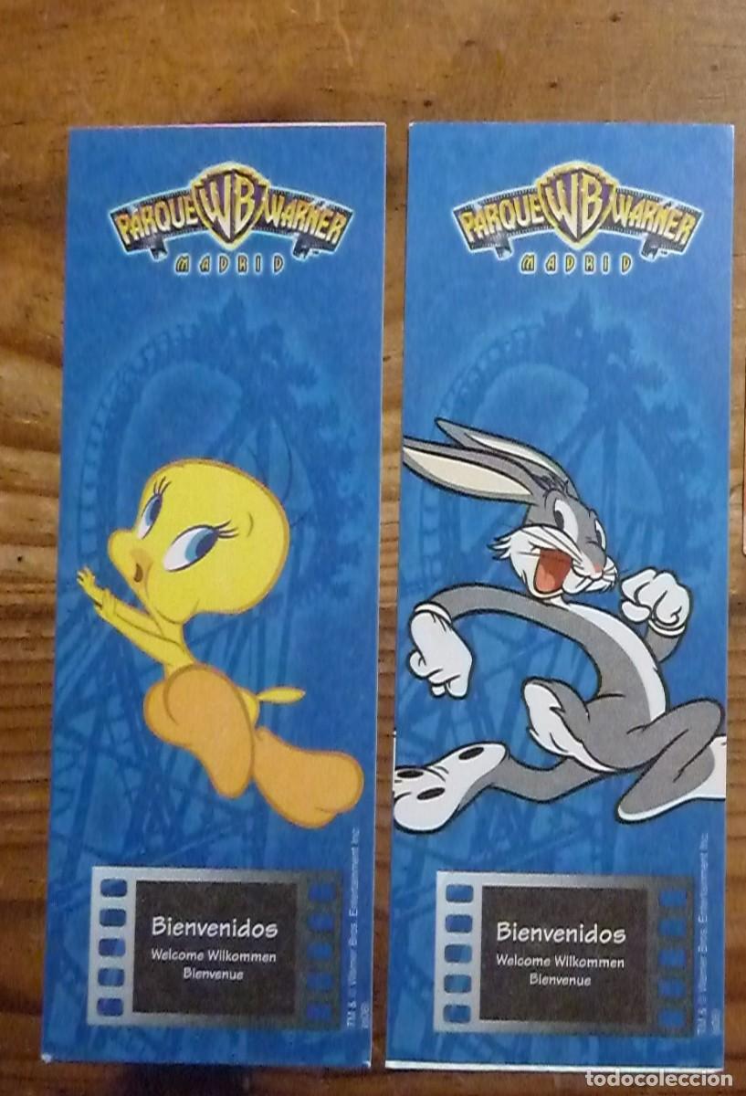 Otros Art&iacute;culos de Coleccionismo en Papel: Entradas Parque Warner 2007