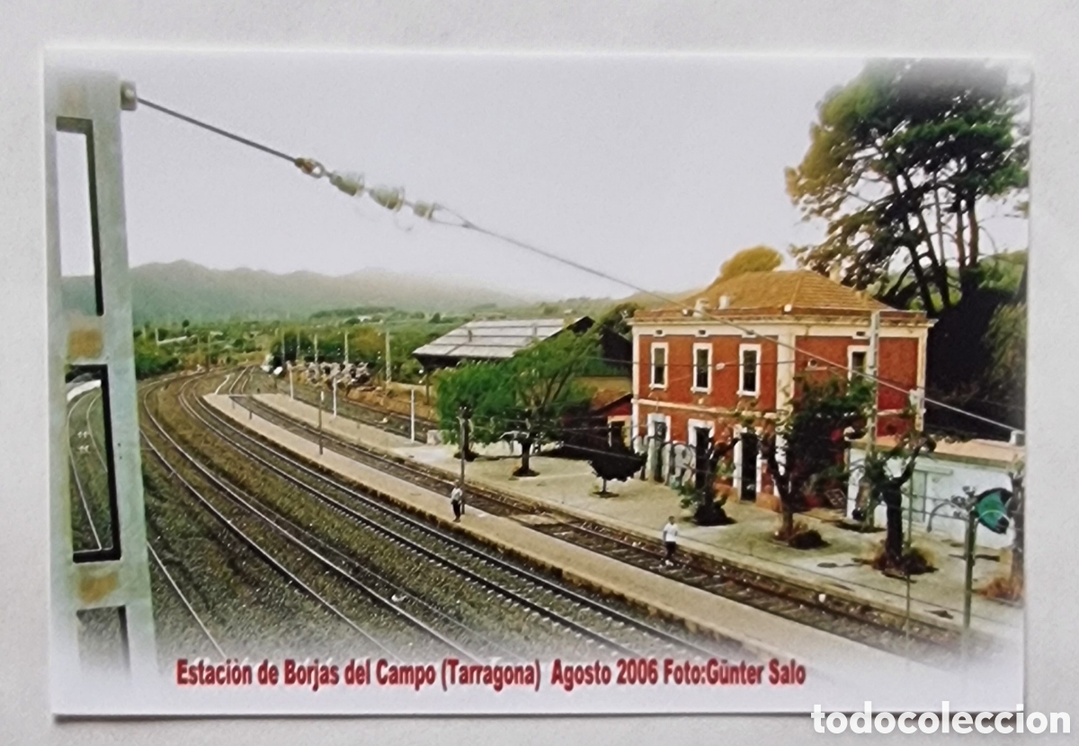 Otros Art&iacute;culos de Coleccionismo en Papel: LES BORGES DEL CAMP - - FOTOGRAF&Iacute;A - ESTACI&Oacute;N FERROCARRIL