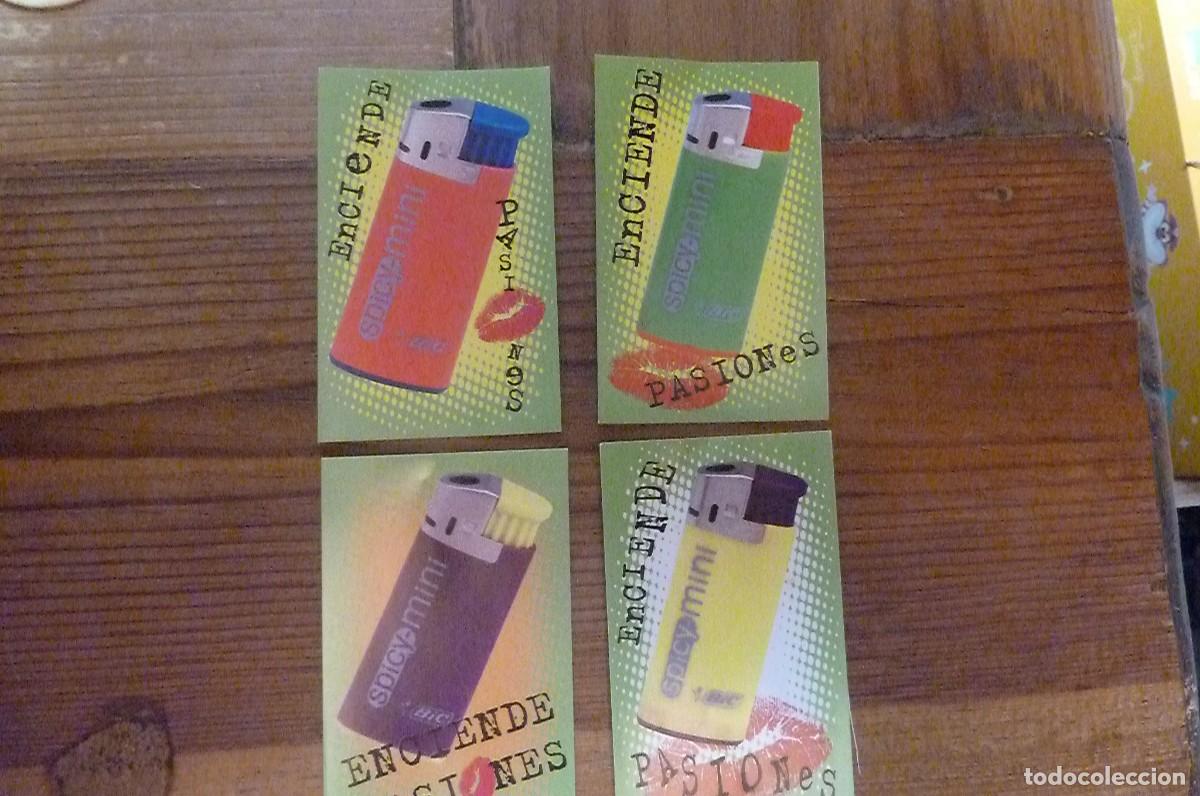 Otros Art&iacute;culos de Coleccionismo en Papel: Lote pegatinas mechero Spicy Mini