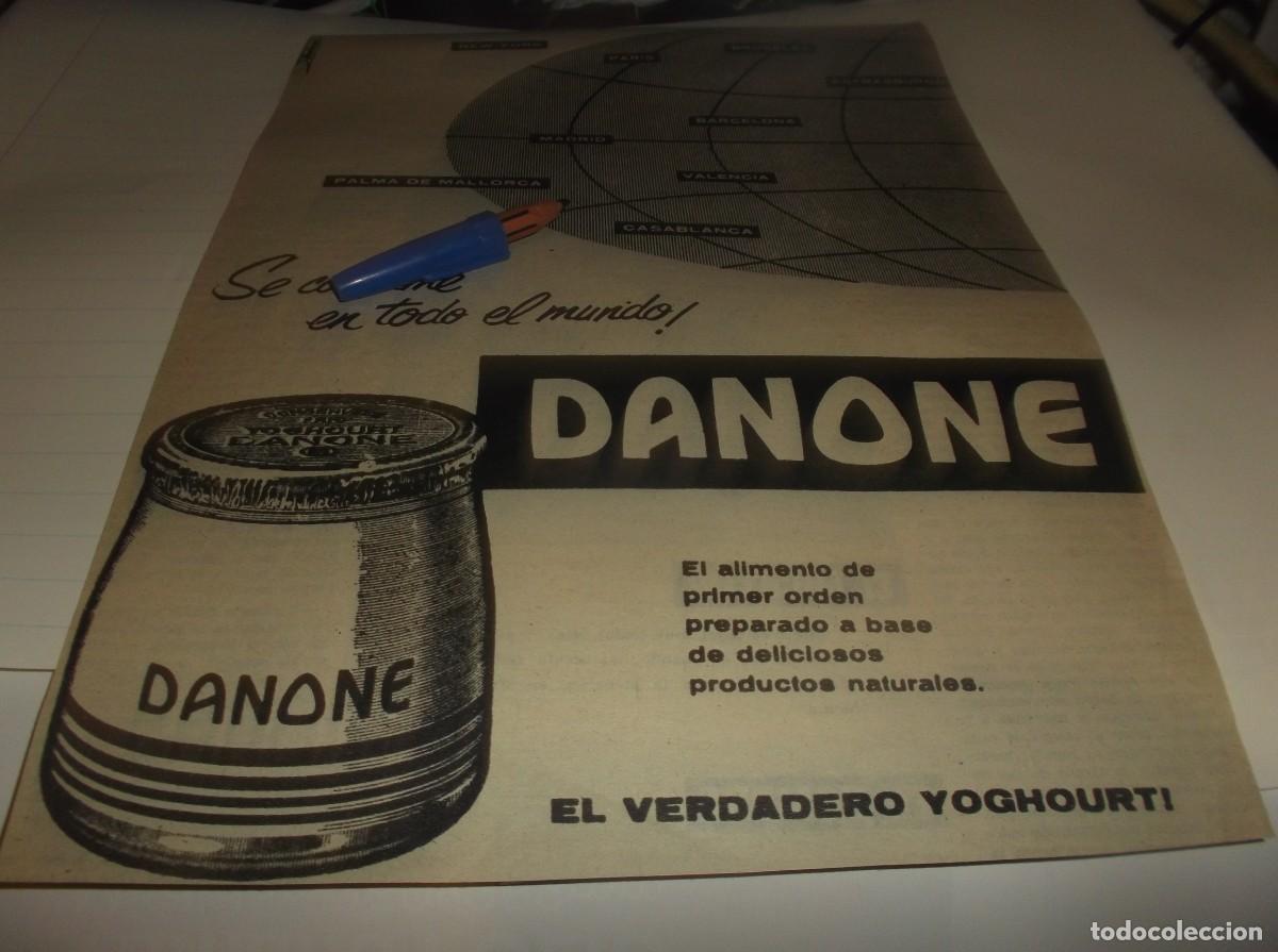 Otros Art&iacute;culos de Coleccionismo en Papel: RECORTE PUBLICIDAD A&Ntilde;O 1965.- SE CONSUME EN TODO EL MUNDO! YOGHOURT DANONE