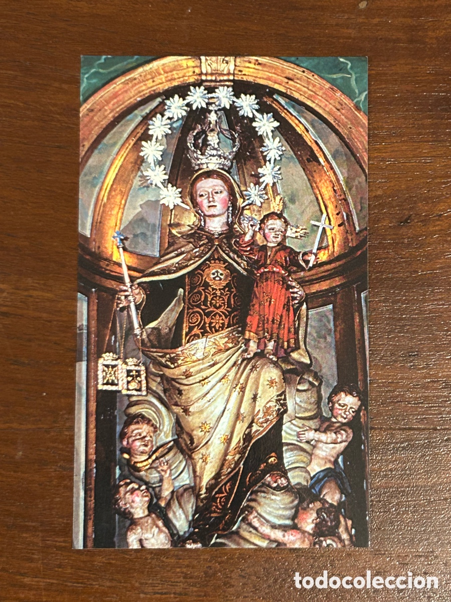 Otros art&iacute;culos de coleccionismo en papel: ESTAMPA RELIGIOSA. CARMELITAS DESCALZAS. ALTAR MAYOR. SANTIAGO DE COMPOSTELA