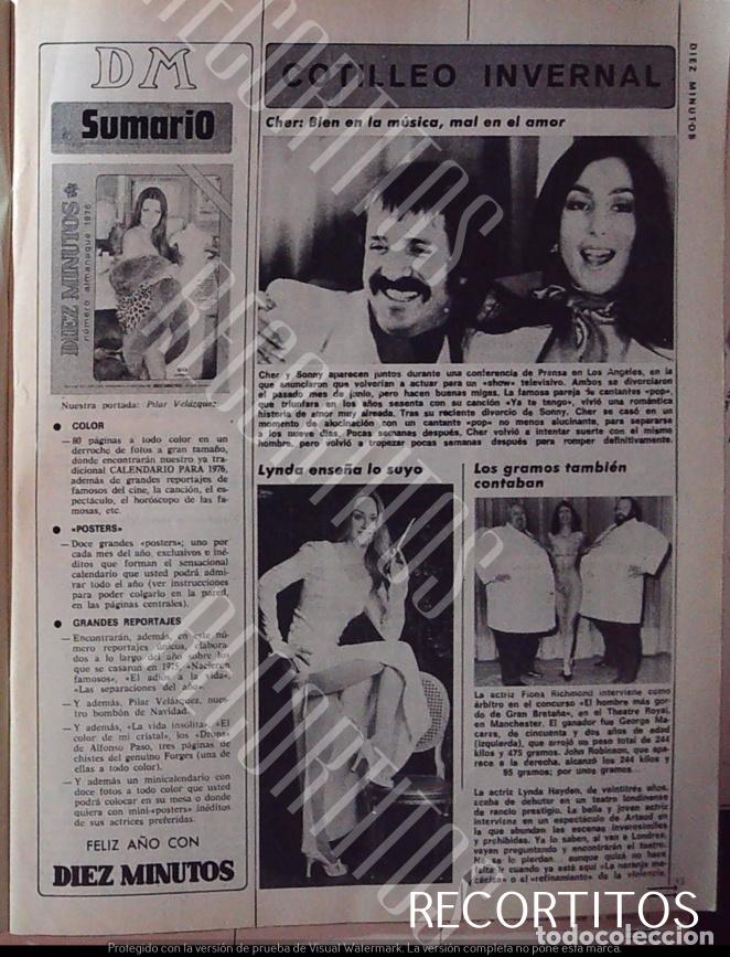 Sammelleidenschaft Andere Papierartikel: SONNY Y CHER LYNDA HAYDEN FIONA RICHMOND
