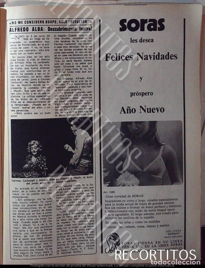 Outros artigos de papel: soras lenceria anuncio publicidad ALFREDO ALBA CARMEN CARBONELL CARBONEL