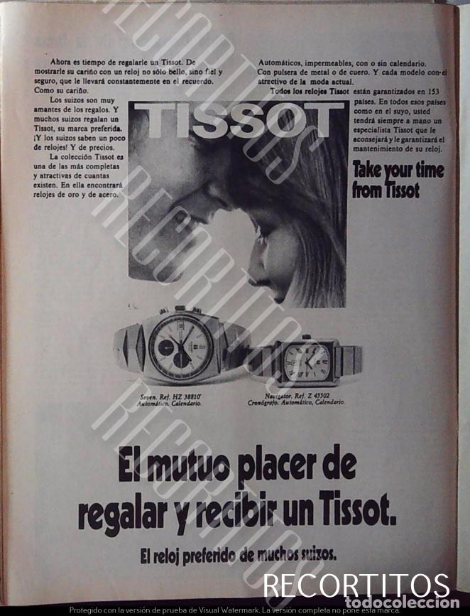 Paper Collecting Others: tissot reloj carrousel anuncio publicidad