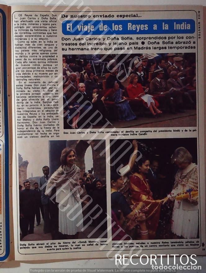 Sammelleidenschaft Andere Papierartikel: LOS REYES DE ESPA&Ntilde;A EN LA INDIA SOFIA JUAN CARLOS