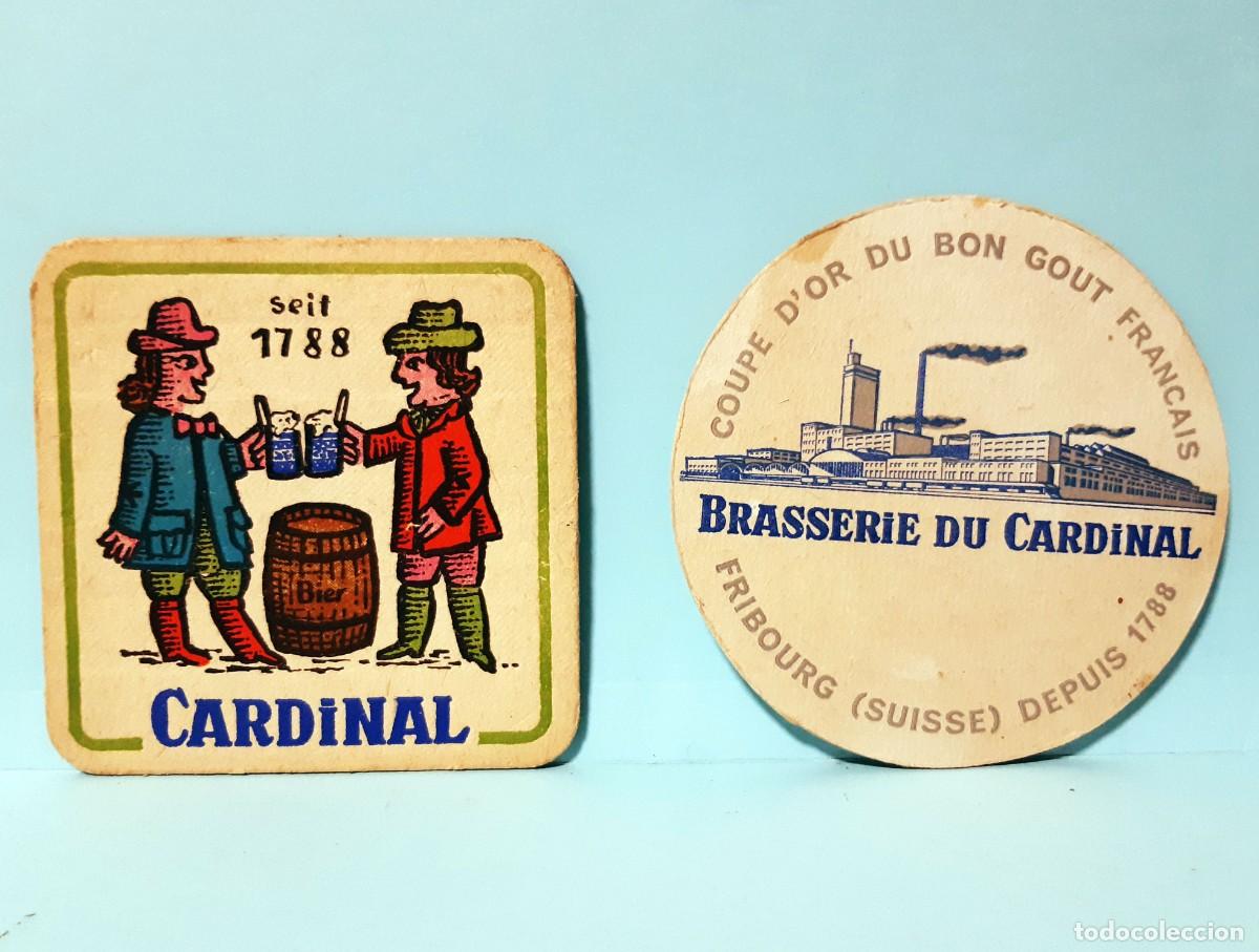 Otros Art&iacute;culos de Coleccionismo en Papel: LOTE 2 POSAVASOS CERVEZA CARDINAL