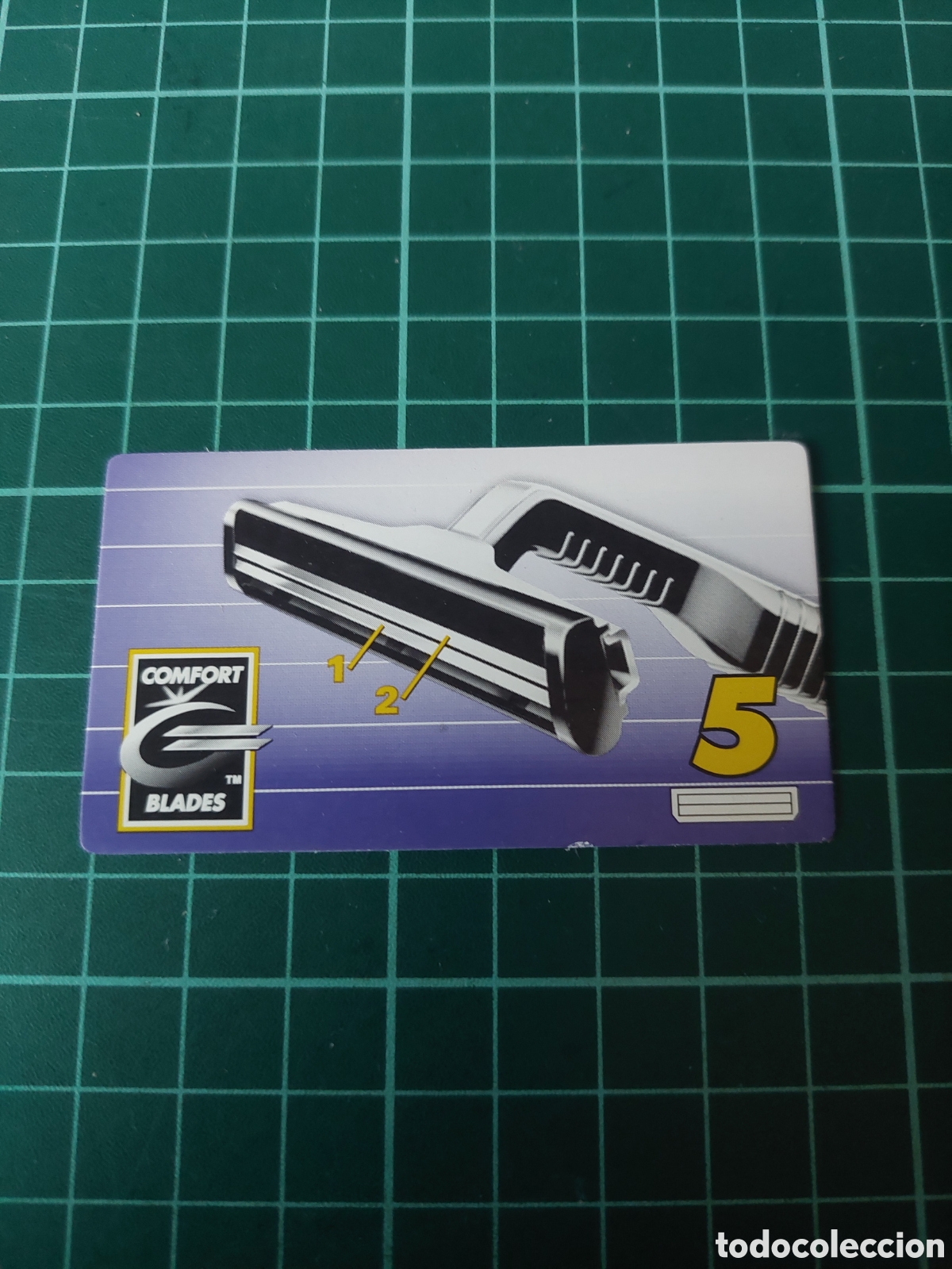 Collectionnisme Papier divers: ETIQUETA CUCHILLAS DE AFEITAR C GUILETTE