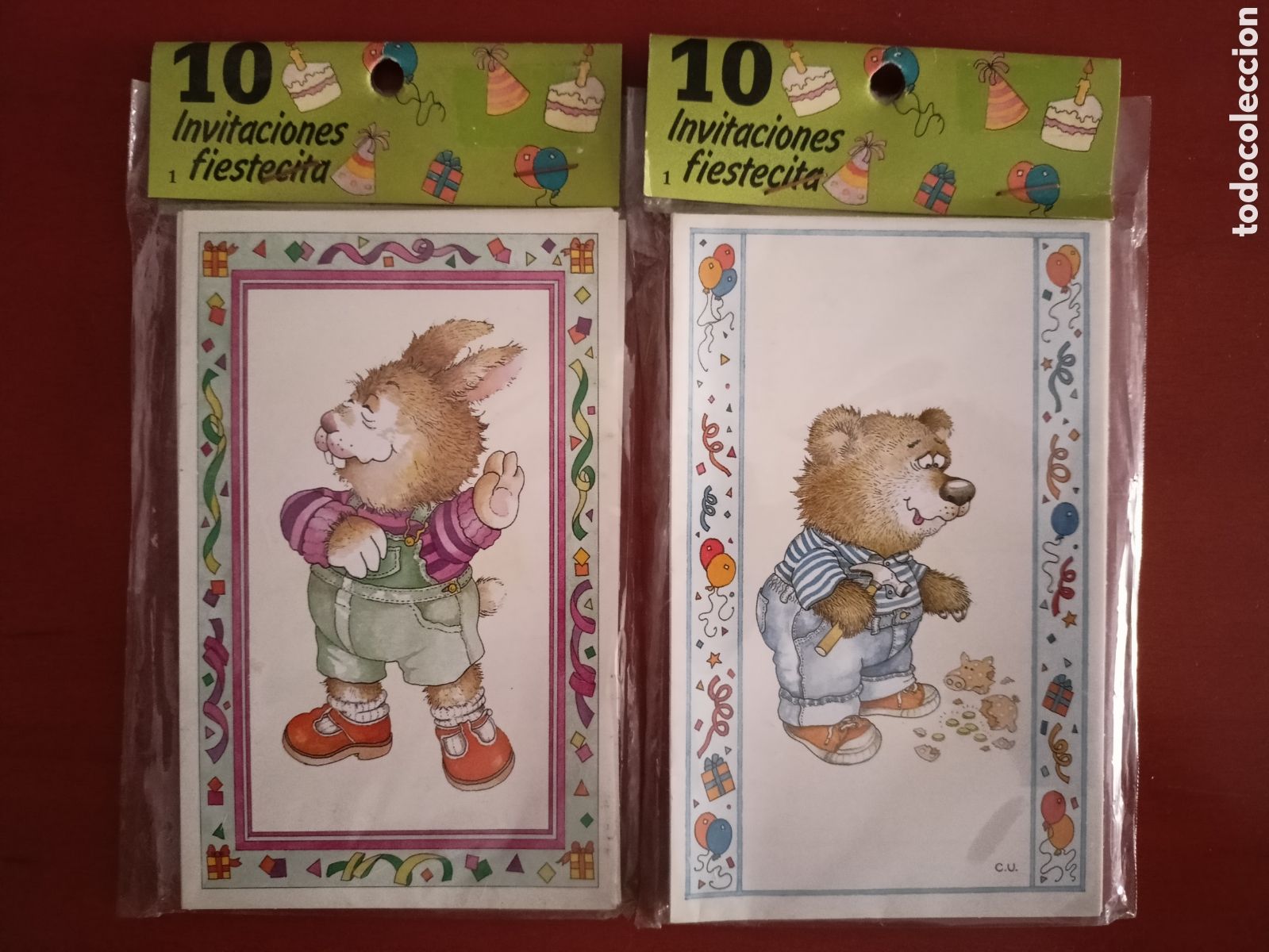 Sammelleidenschaft Andere Papierartikel: Lote 20 invitaciones fiesta. Nuevo. Catalan