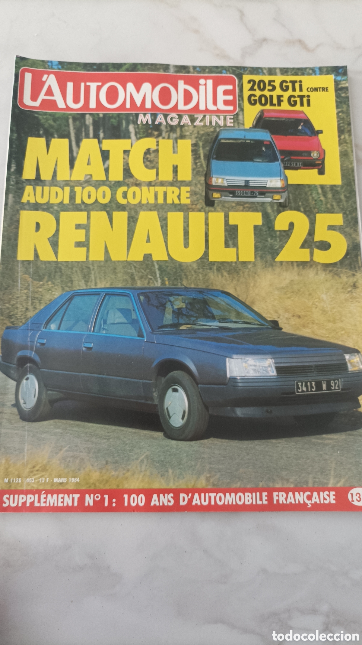 Otros Art&iacute;culos de Coleccionismo en Papel: L'automobile Renault 25, a&ntilde;o 84