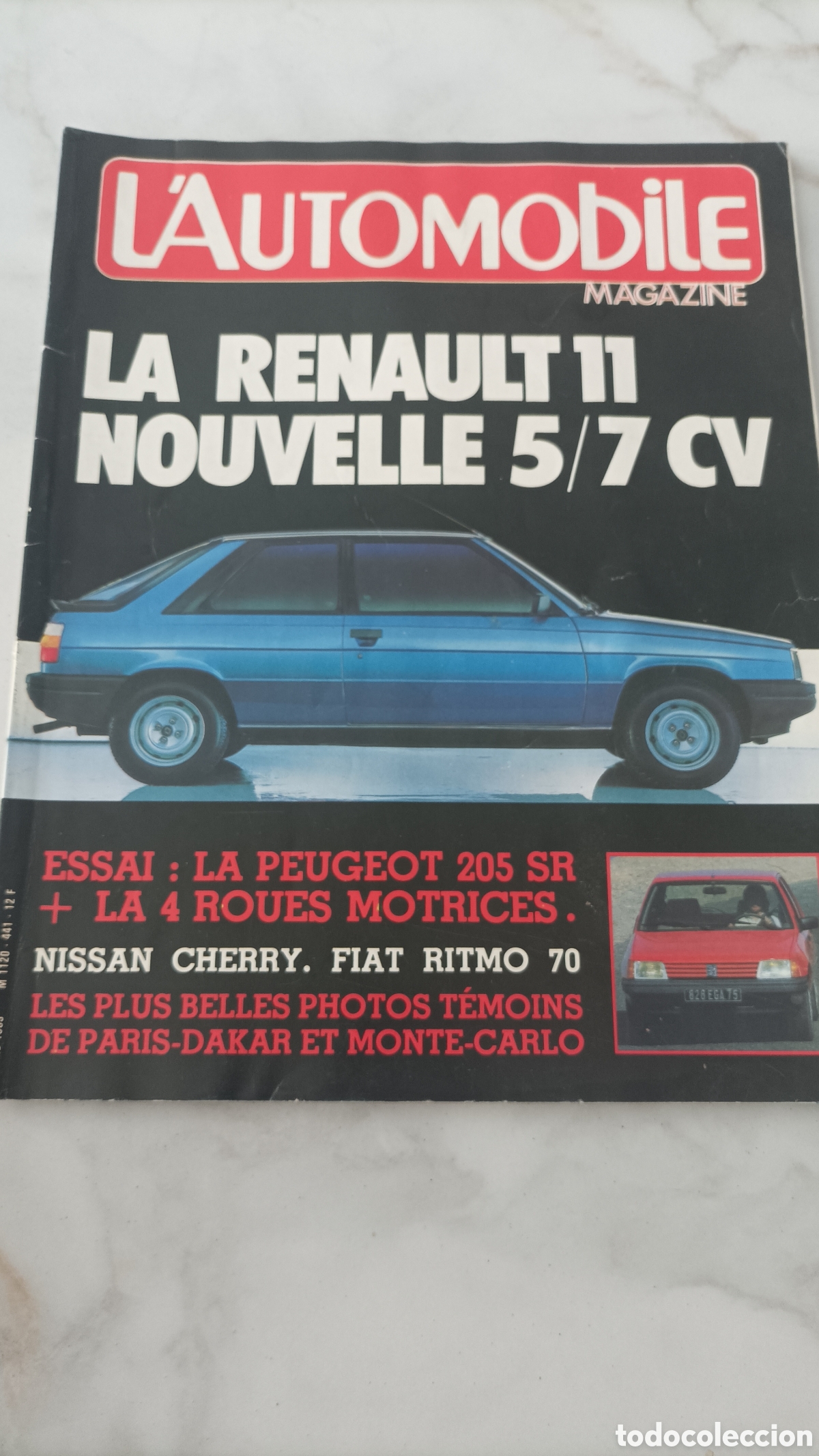 Otros Art&iacute;culos de Coleccionismo en Papel: L'automobile Renault 11
