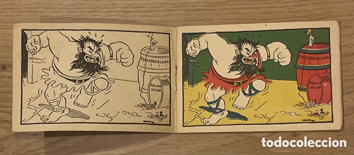 Otros art&iacute;culos de coleccionismo en papel: CUENTO PARA COLOREAR MICKEY MOUSE - Foto 2