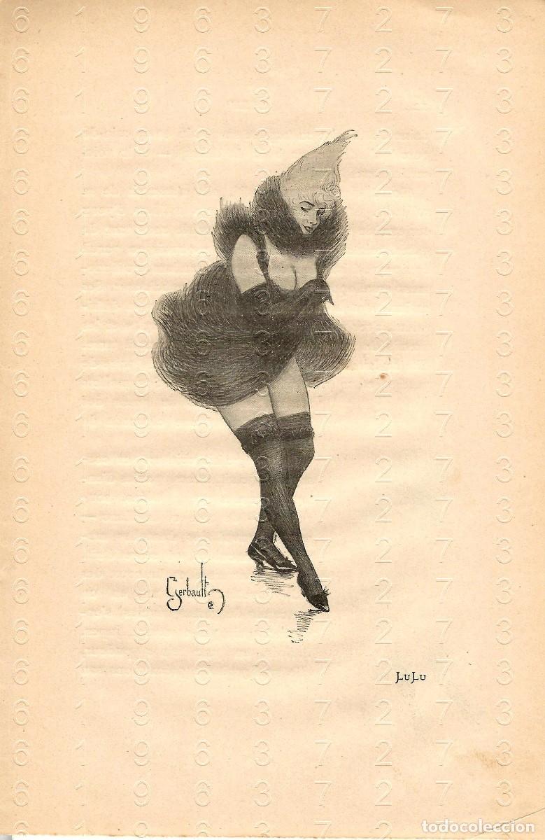 Otros Art&iacute;culos de Coleccionismo en Papel: ART DEC&Oacute; 1913 LULU ILUSTRACION 20X13 LM60