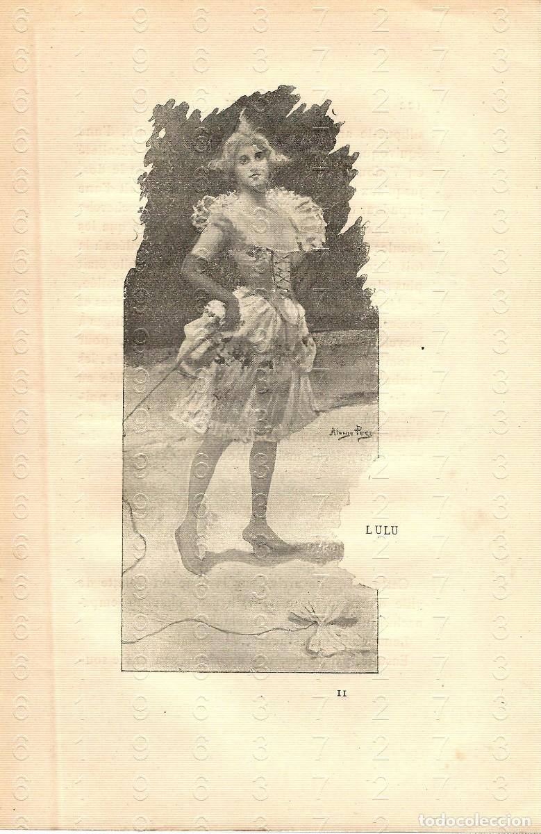 Otros Art&iacute;culos de Coleccionismo en Papel: ART DEC&Oacute; 1913 LULU ILUSTRACION 20X13 LM60